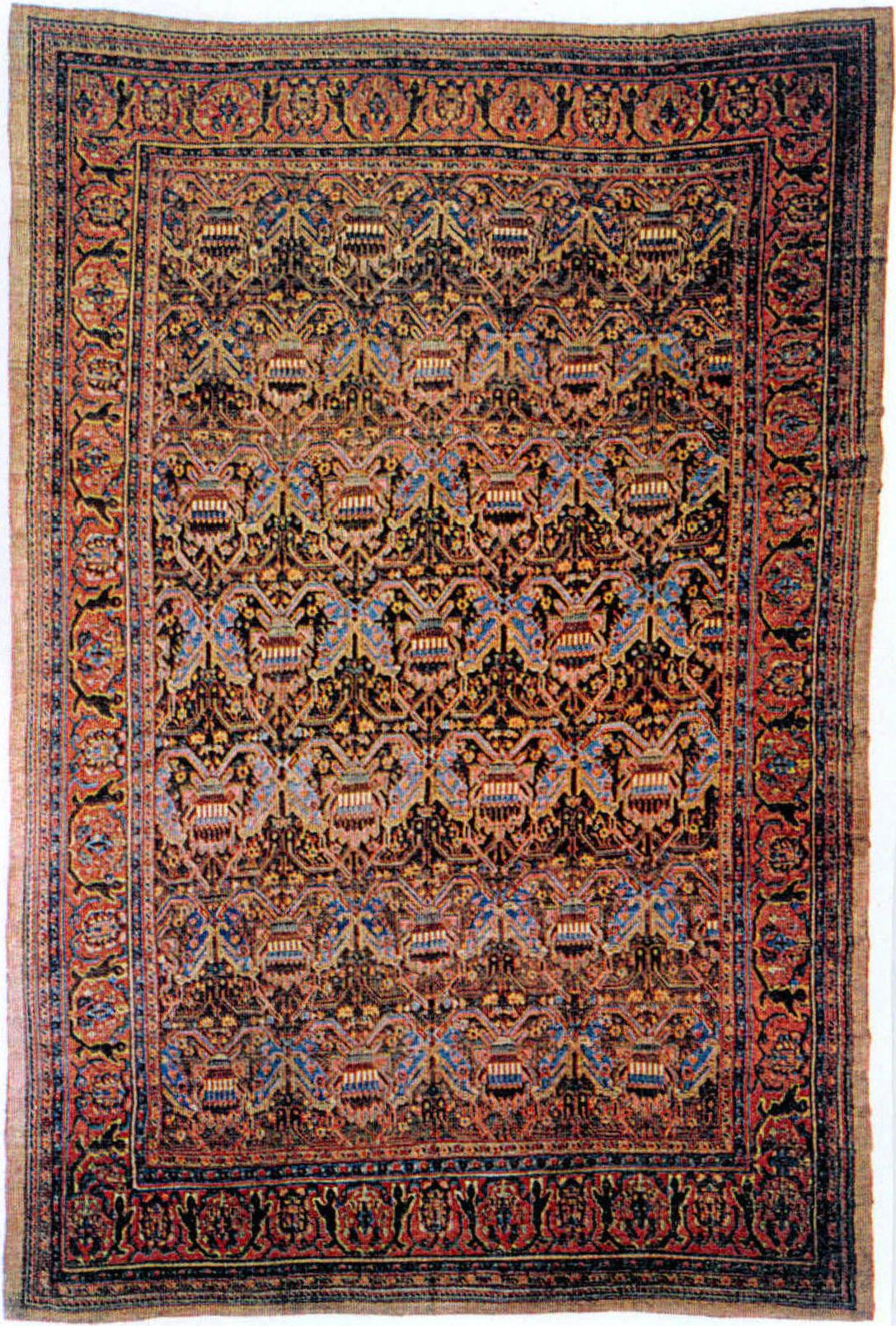 1830年 以软色调及雄浑风格著称的波斯地毯